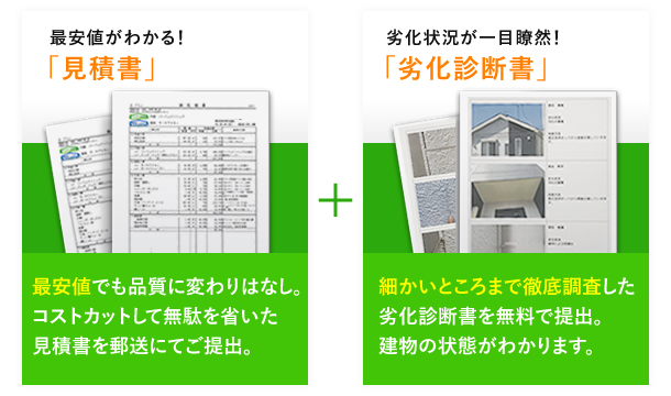 見積書・劣化診断書